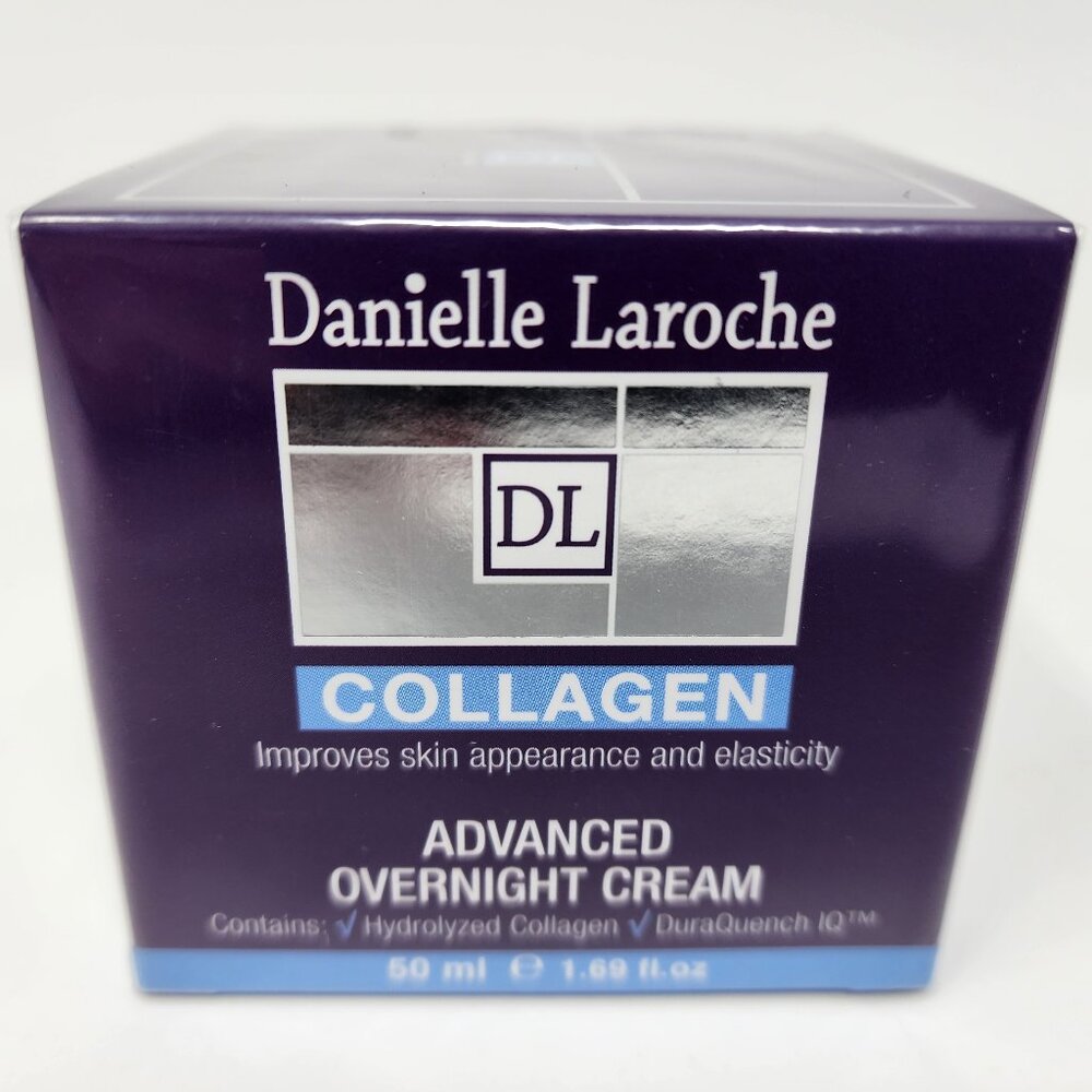 Danielle Laroche Collagen Advanced Overnight Cream 1.69 oz Sealed Exp 08/2027
